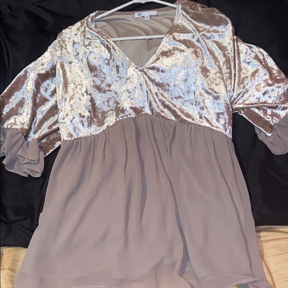 Velvet/Silk dress shirt